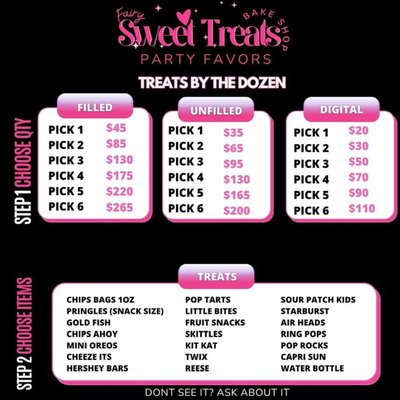 Party Favor Packages 