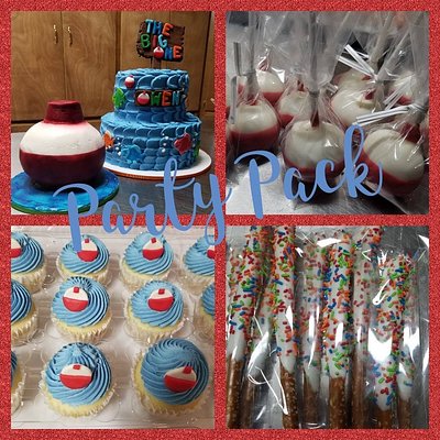 Party Pack 6/9 Inch Round 2 Tier Cake