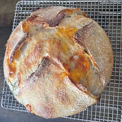 Cheddar Jalapeño sourdough 