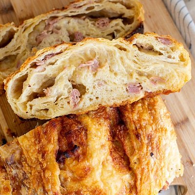 Ham & Swiss Croissant Loaf
