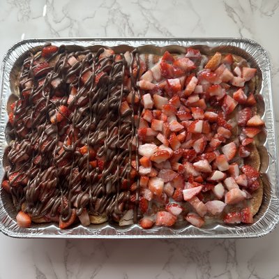 churro cheesecake tray