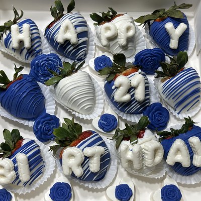 1 Dozen Custom Chocolate Covered Strawberries 