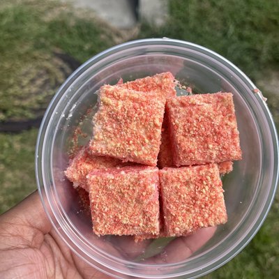 Strawberry Crunch Brownies