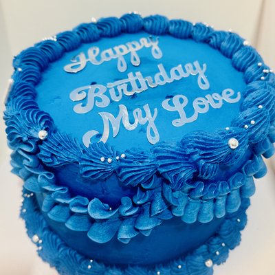 Custom 8” Round Birthday Theme Cake