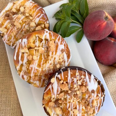 Peach Coffee Cake 
