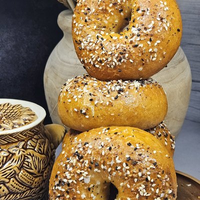 Sourdough Bagel Everything 