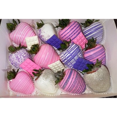 One Dozen Chocolate Covered Strawberries 