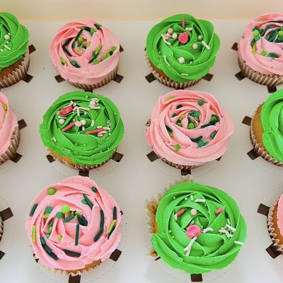 Rosette cupcakes 