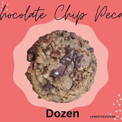 1-Dozen Chocolate Chip Pecan Protein Cookie 