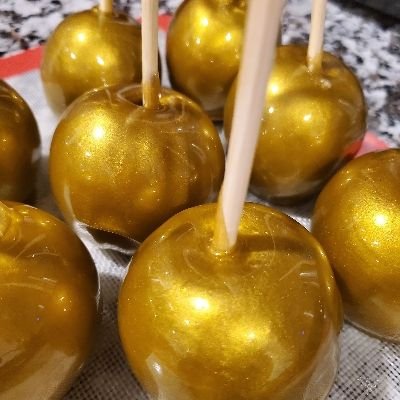 Candy Apples (Basic Color, Hardcandy Or Chocolate Price by the Dozen) Includes Individual Packaging, Clear Box