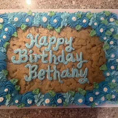 Cookie Cake Rectangle 16 X 24