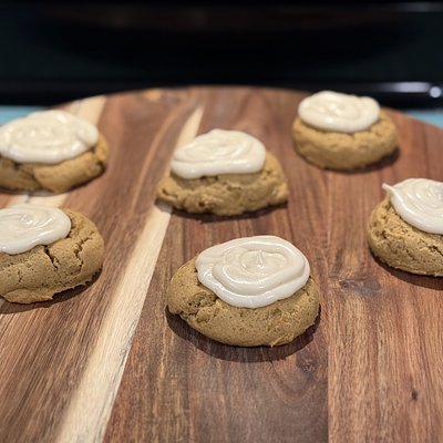 Pumpkin Cheesecake Cookies