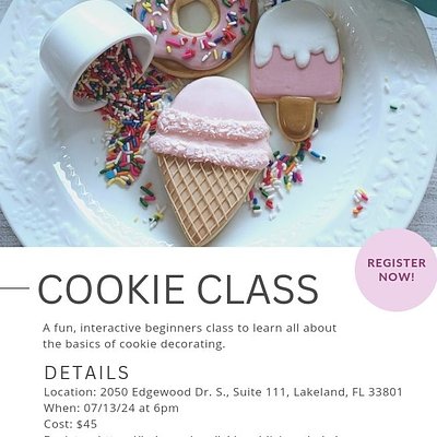 Summer Sweets Cookie Decorating Class Reservations