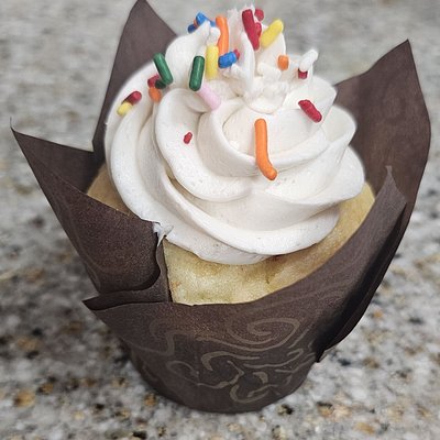 White Satin Cupcakes -  12 Count
