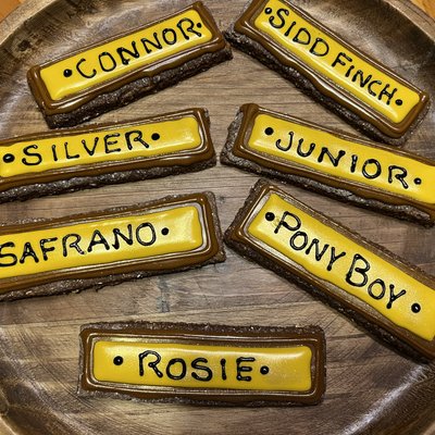 Name Plate Cookies
