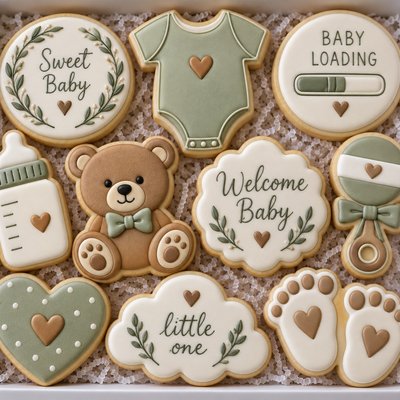 Little Baby Little Baby Cookie Design