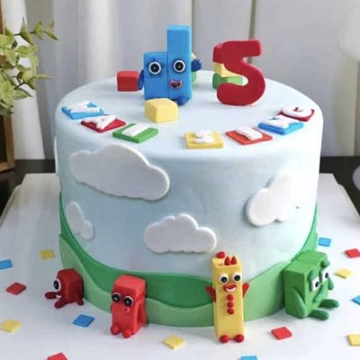 Blocks Cake