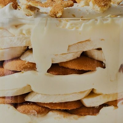 Pan Of Banana Pudding 