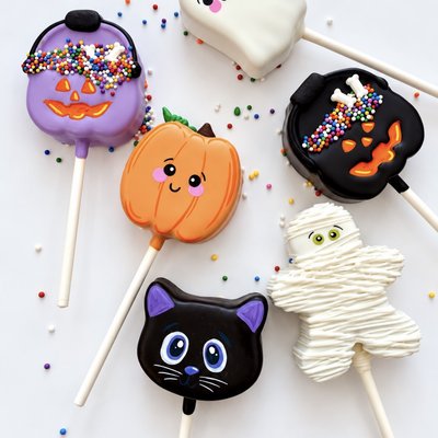 12 Halloween Cakepops 