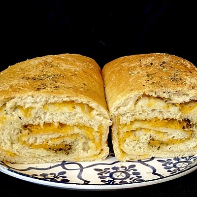 Italian Herbs & Cheddar Bread