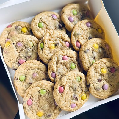 Spring Sourdough Brown Butter Chocolate Chip Cookies 💐 