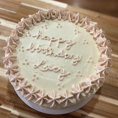 3-Layer 9” Vanilla Cake