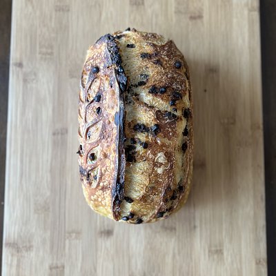 Chocolate Chip Sourdough Tin Loaf