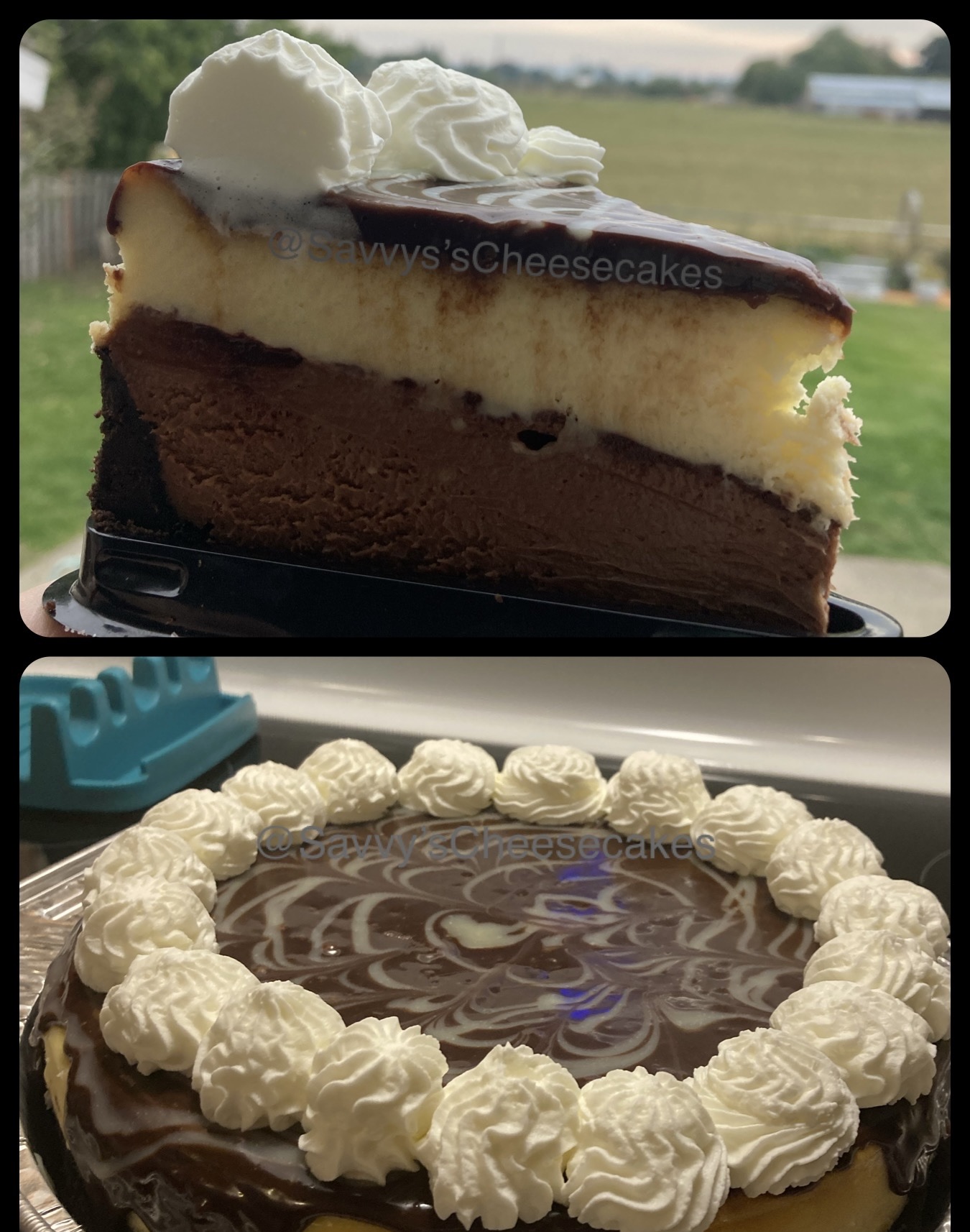 Triple Chocolate Cheesecake 