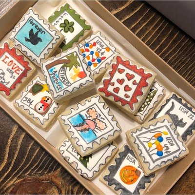 ADD ON ONLY, Mini Custom Surgar Cookies, 1 dozen