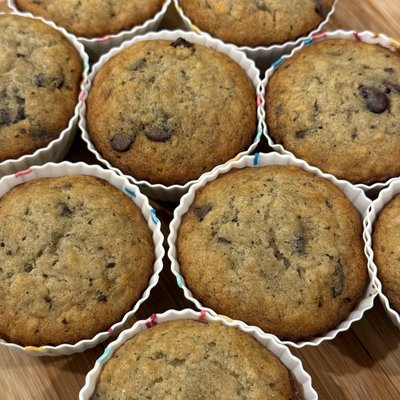 Banana Chocolate Chip Muffins