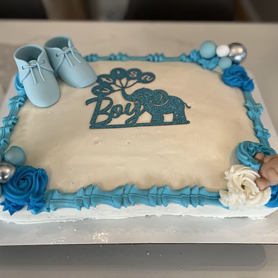 1/2 Size Rectangle Sheet Cake.$50 Cake Starting Point.