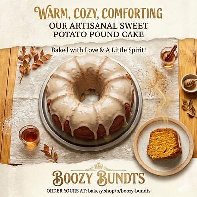 Sweet Potato Pound Cake.
