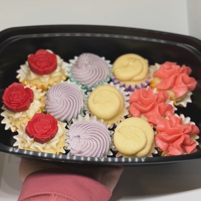6 Dozen Regular Mini Cupcakes Seasonally Assorted