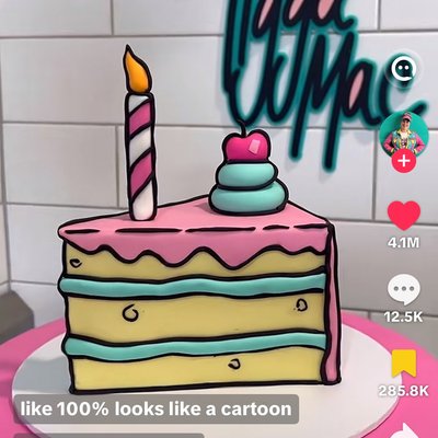 3D Cake Slice 