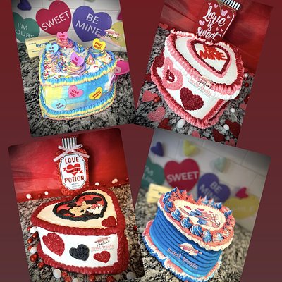 6in. Heart Shaped Cakes