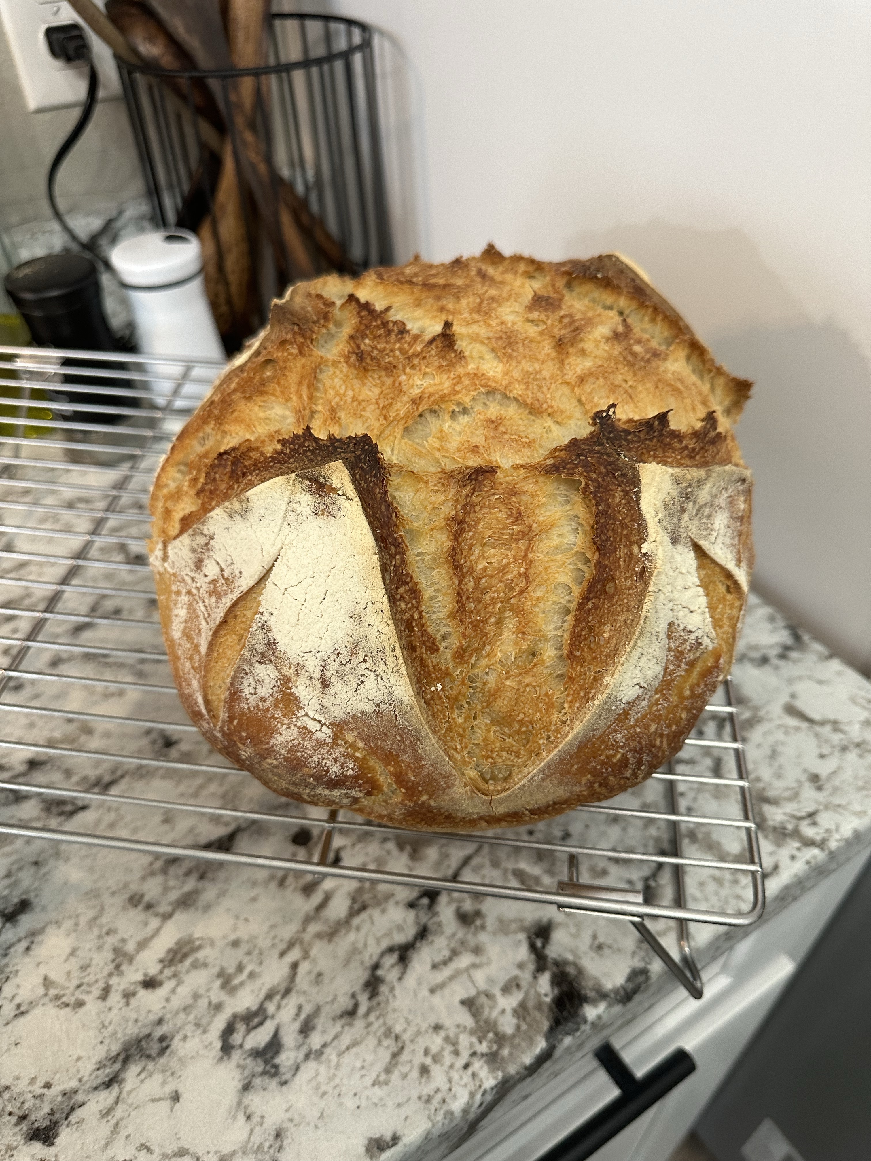 Garlic & Herb Sourdough Boule
