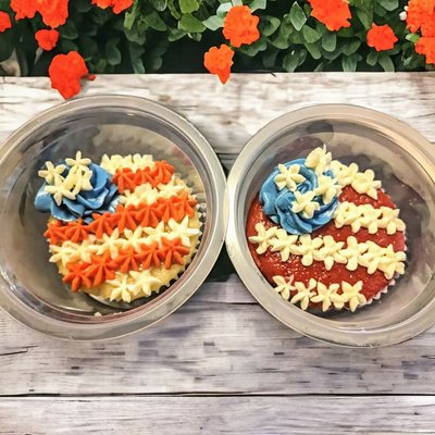American Flag Cupcakes