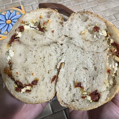 Italian Feta Sun-Dried Tomato Sourdough