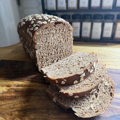 Sweet Brown Wheat Sandwich Bread 