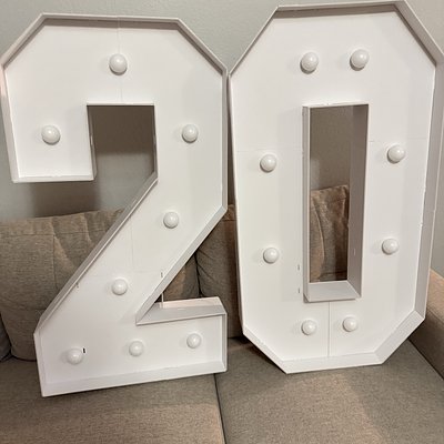 Light Up Marquee Letter/Number 
