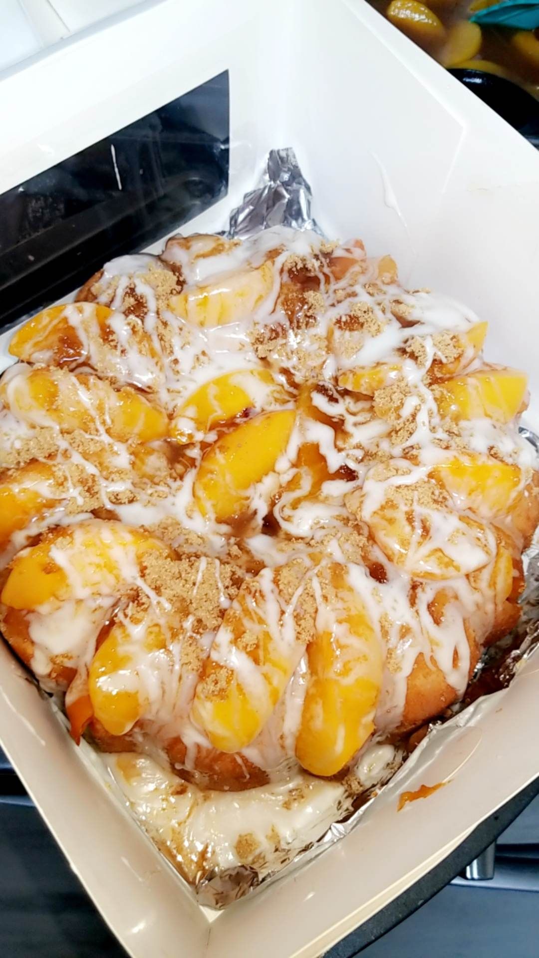Peach Cobbler Pound Cake