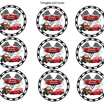Unfilled Pringle Labels & Lid Labels 