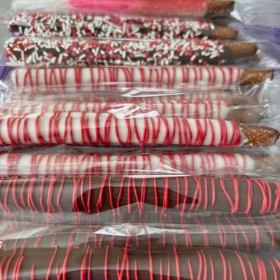 Chocolate Covered Pretzel Rods
