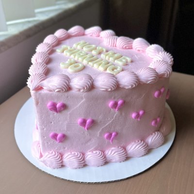 6” Heart Cake