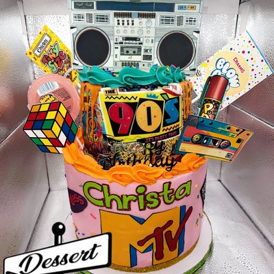 2 Tier Custom Cake