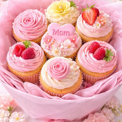 Mother's Day Cupcake Bouquet (7)