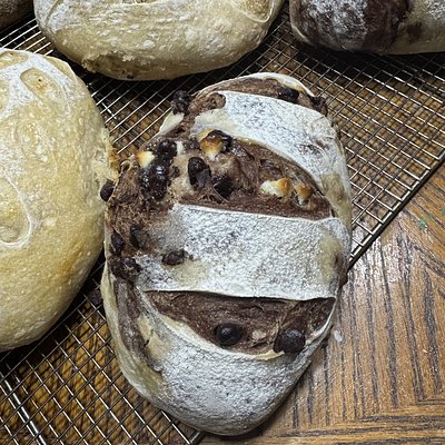 Chocolate Swirl Sourdough Loaf