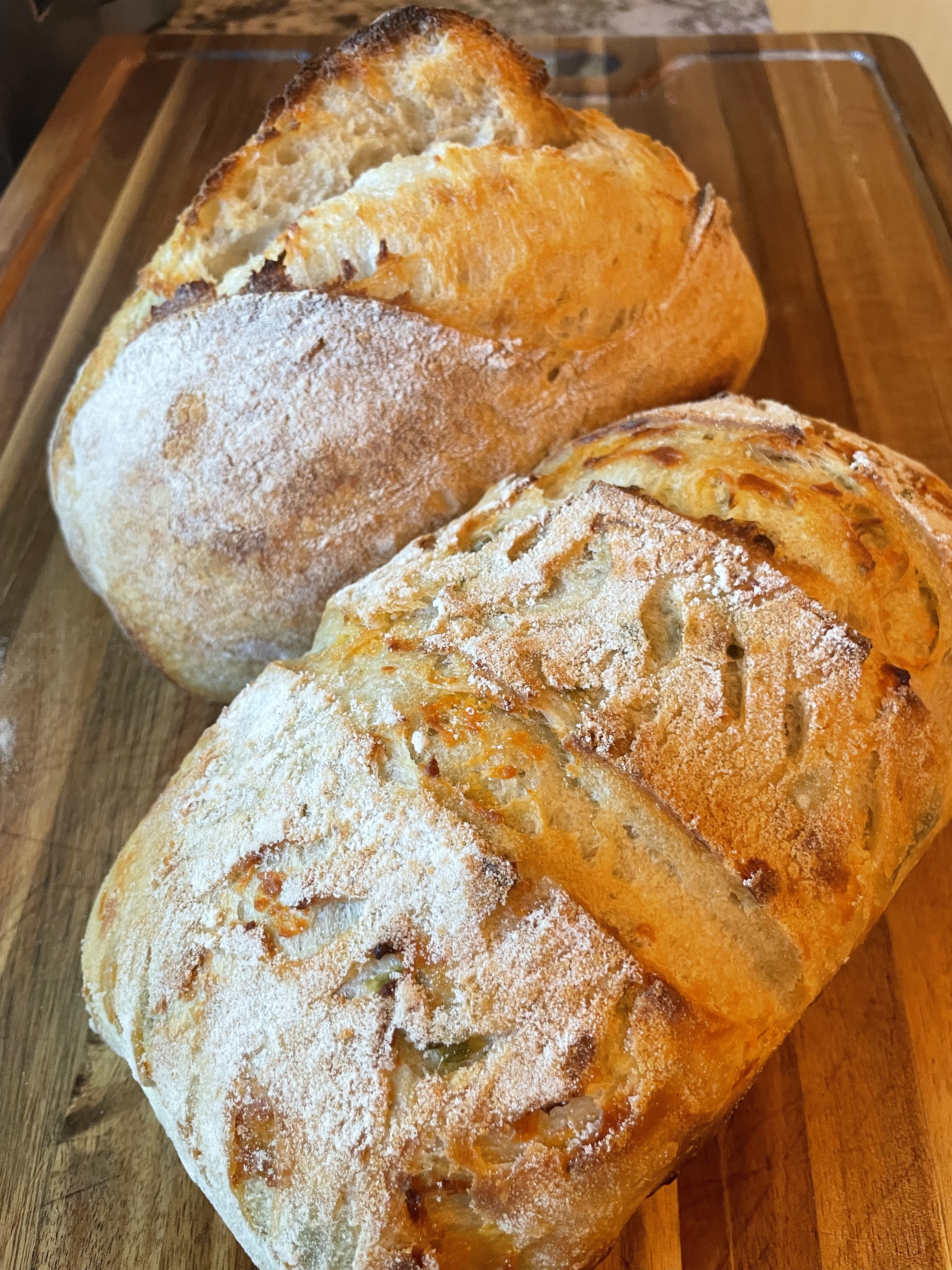 Jalapeno, Cheddar Sourdough Loaf