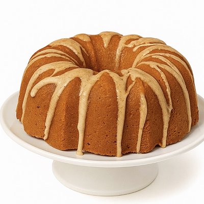 Sweet Potato Poundcake with Brown Butter Glaze 