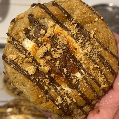 S'mores Cookies Stuffed Wity Marshmallow Filling ( 12 Pack )